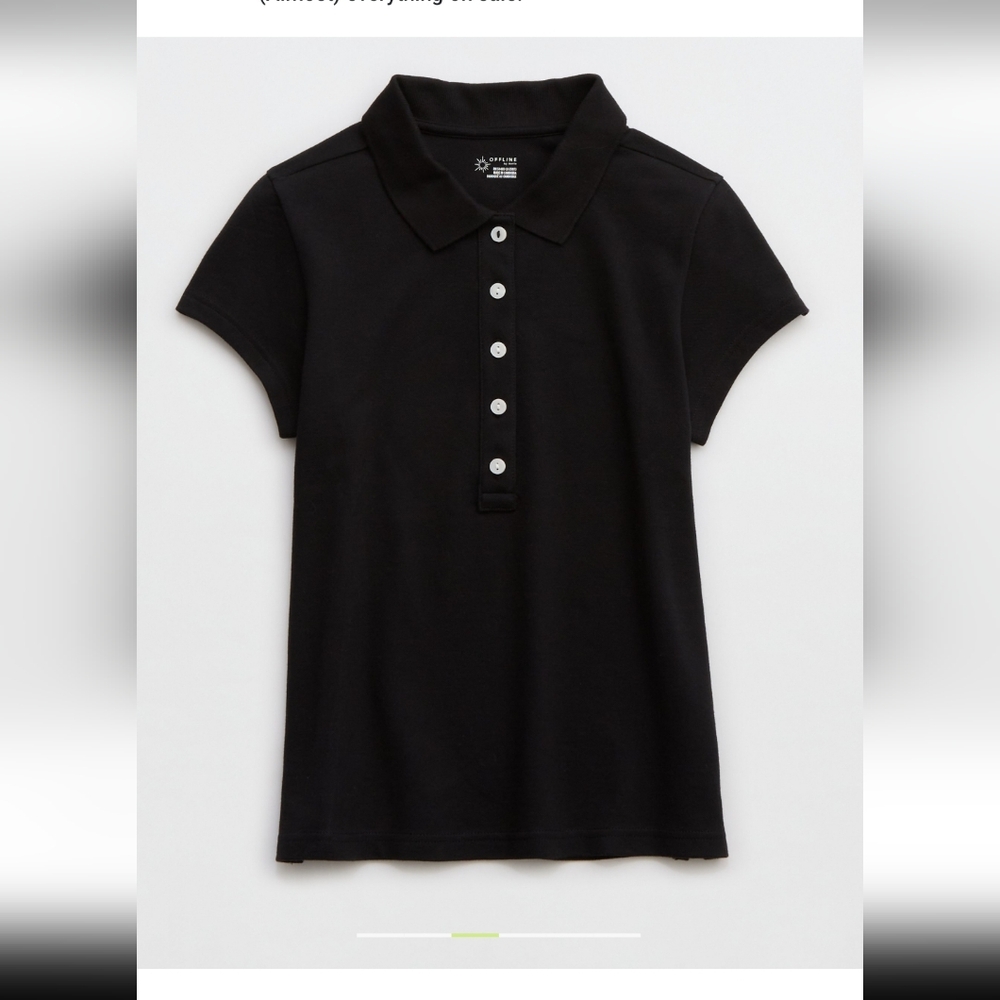 OFFLINE by Aerie Courtside Polo TShirt